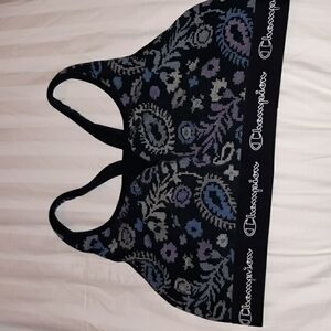 Champion Paisley Logo Sports Bra